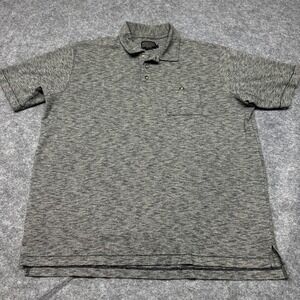 Pendleton Polo Shirt Mens Large Gray Cotton Short Sleeve Casual Golf